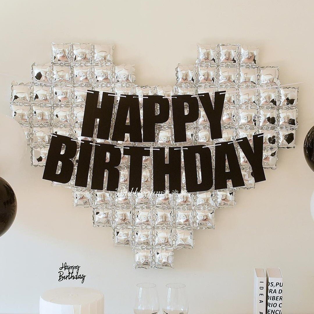 Extra Large Heart Mylar Foil Balloon 54"x46" Silver - YauSpark