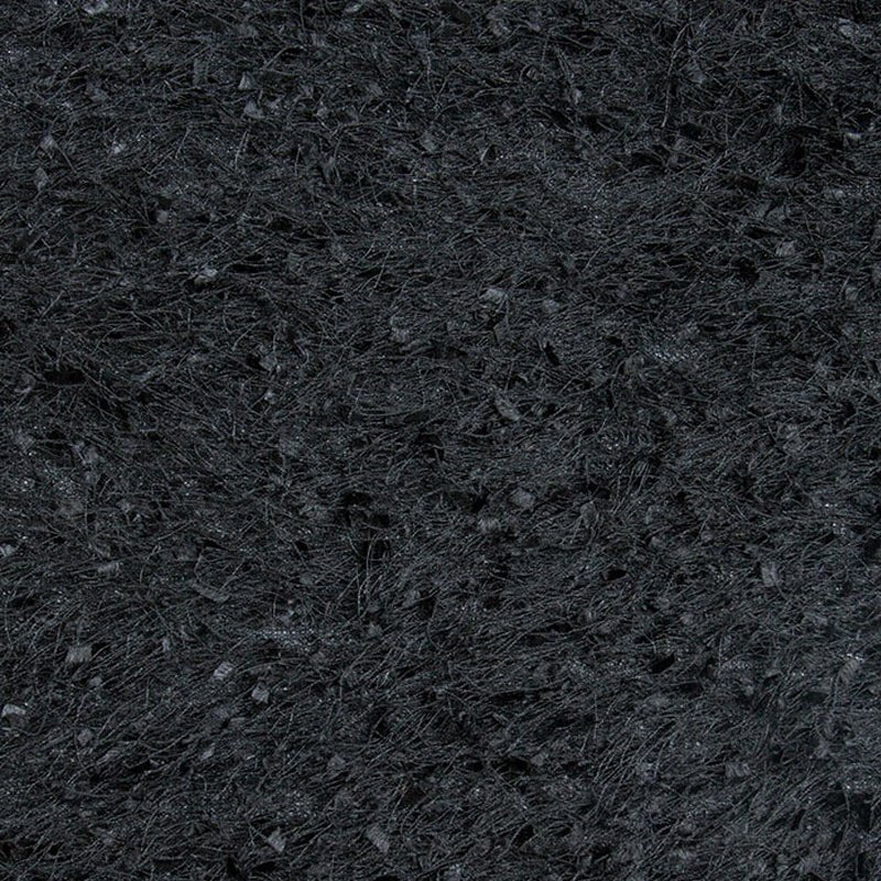 Fringe Shag Polyester Backdrop Drape Curtain 5ftx10ft Black - YauSpark