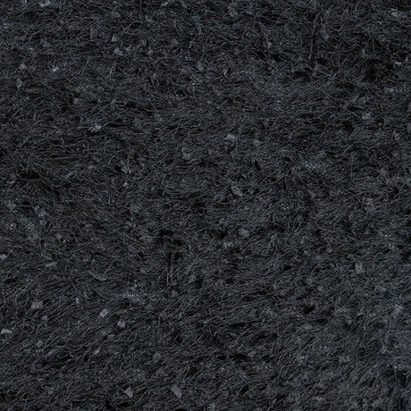 Fringe Shag Polyester Backdrop Drape Curtain 5ftx10ft Black - YauSpark