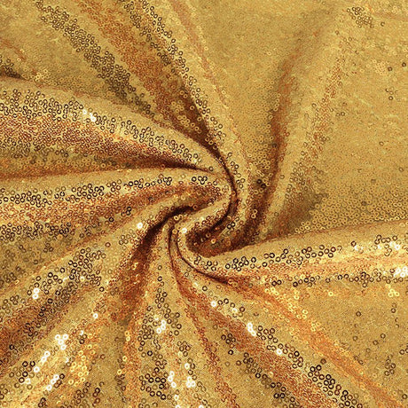 Gold Sequin Backdrop Drape Curtains with Rod Pockets - 8ftx8ft - YauSpark