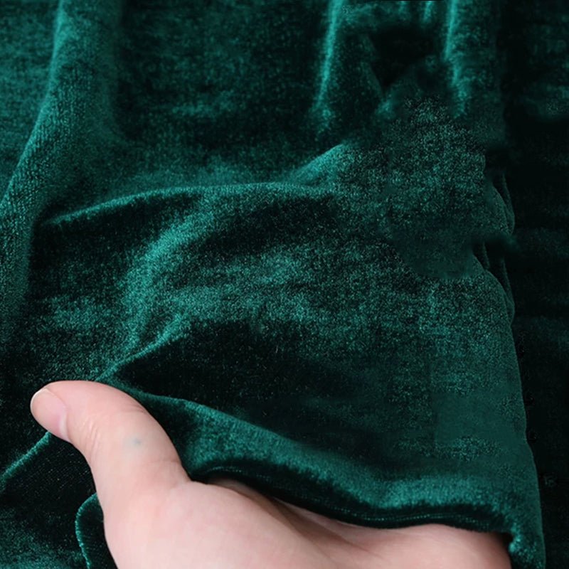 Gold Velvet Rectangular Tablecloth 60"x126" White - YauSpark