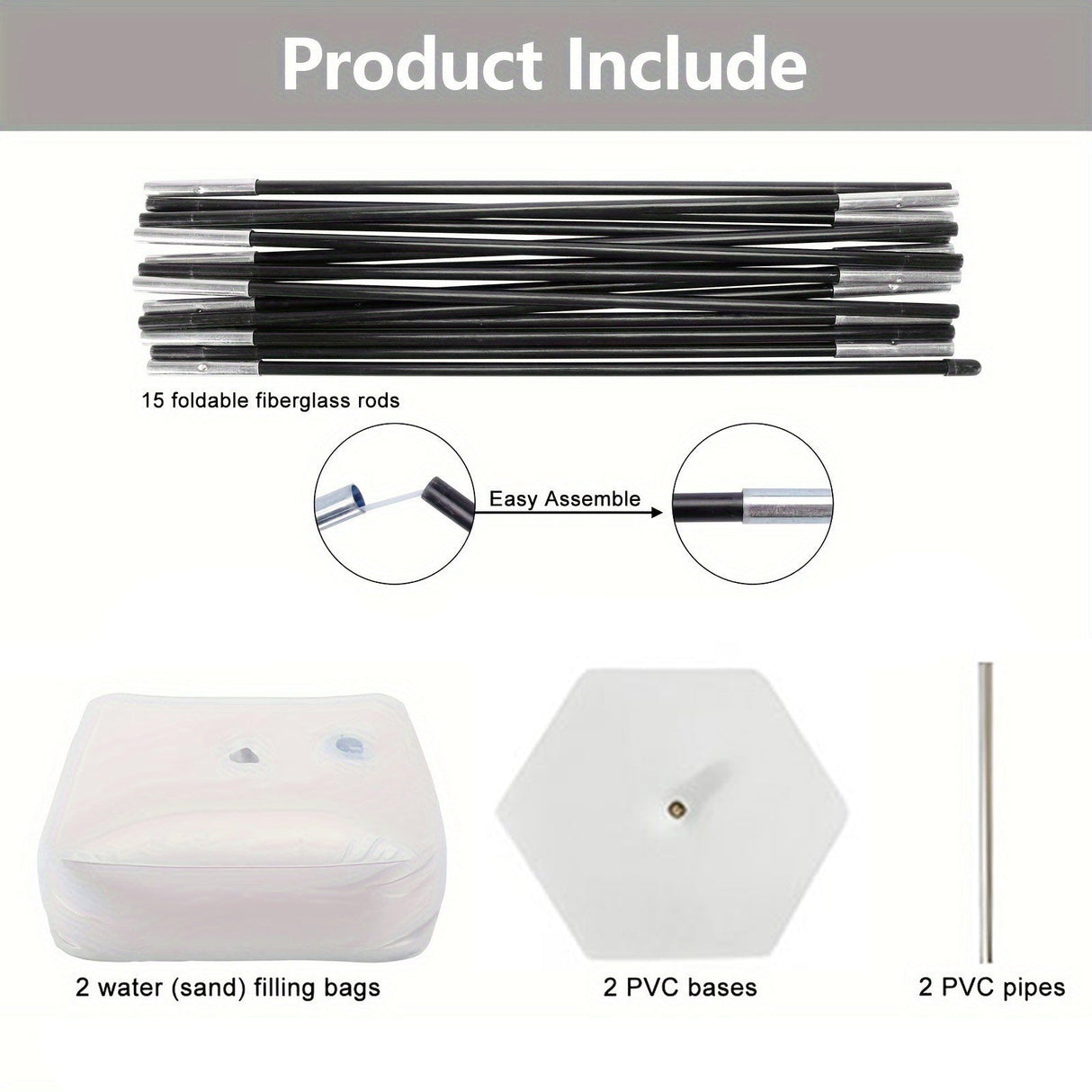 Heavy Duty DIY Balloon Arch Stand Kit 10Ft - YauSpark