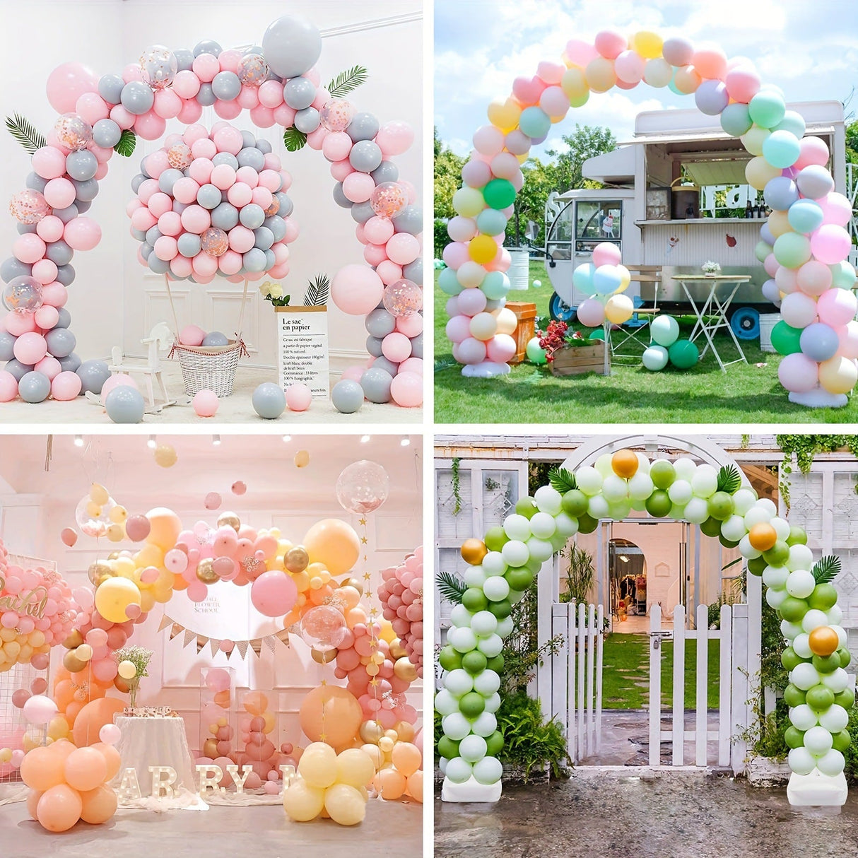 Heavy Duty DIY Balloon Arch Stand Kit 10Ft - YauSpark