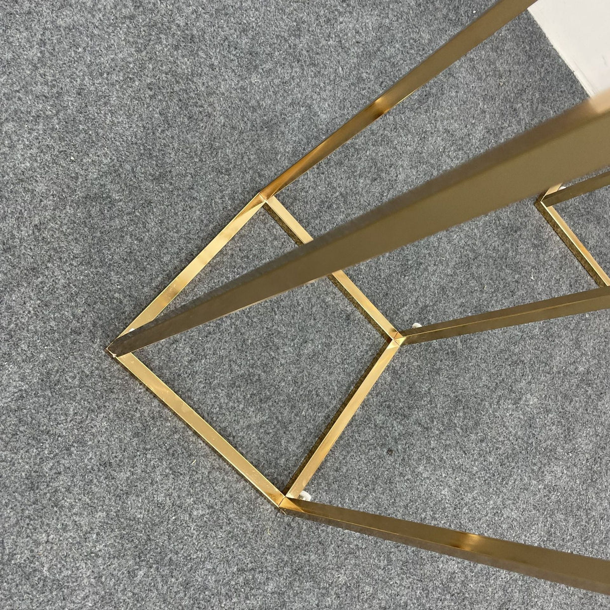 Heavy Duty Gold Metal Rectangular Wedding Arch in Arc de Triomphe Style, 3D Floral Balloon Frame Backdrop Stand - 8.5ft - YauSpark