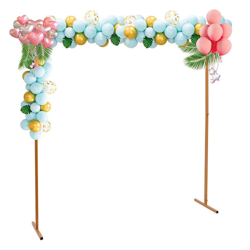 Heavy Duty Metal Square Balloon Flower Frame Photo Backdrop Stand 8.2ft - YauSpark