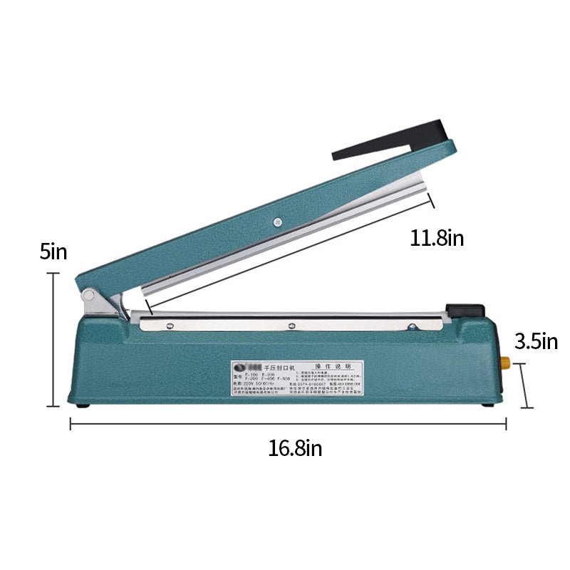 Impulse Heat Sealer Manual Bags Heat 12" - YauSpark