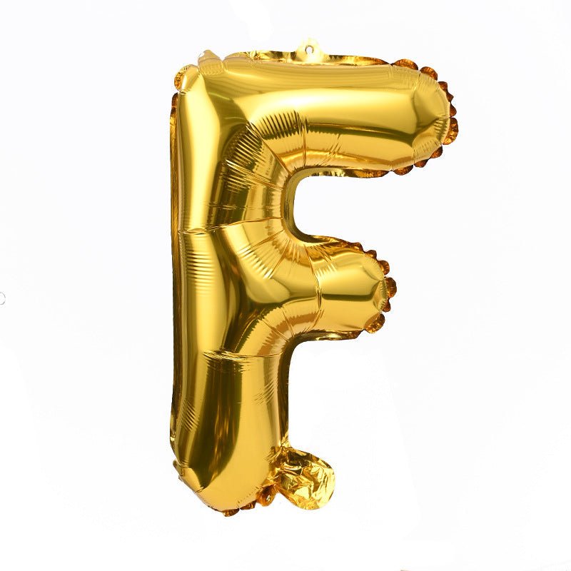 Letter Mylar Foil Balloons 32" Gold - YauSpark