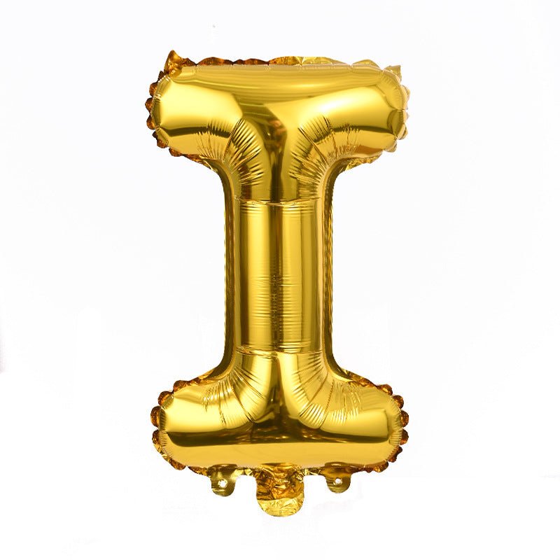 Letter Mylar Foil Balloons 32" Gold - YauSpark