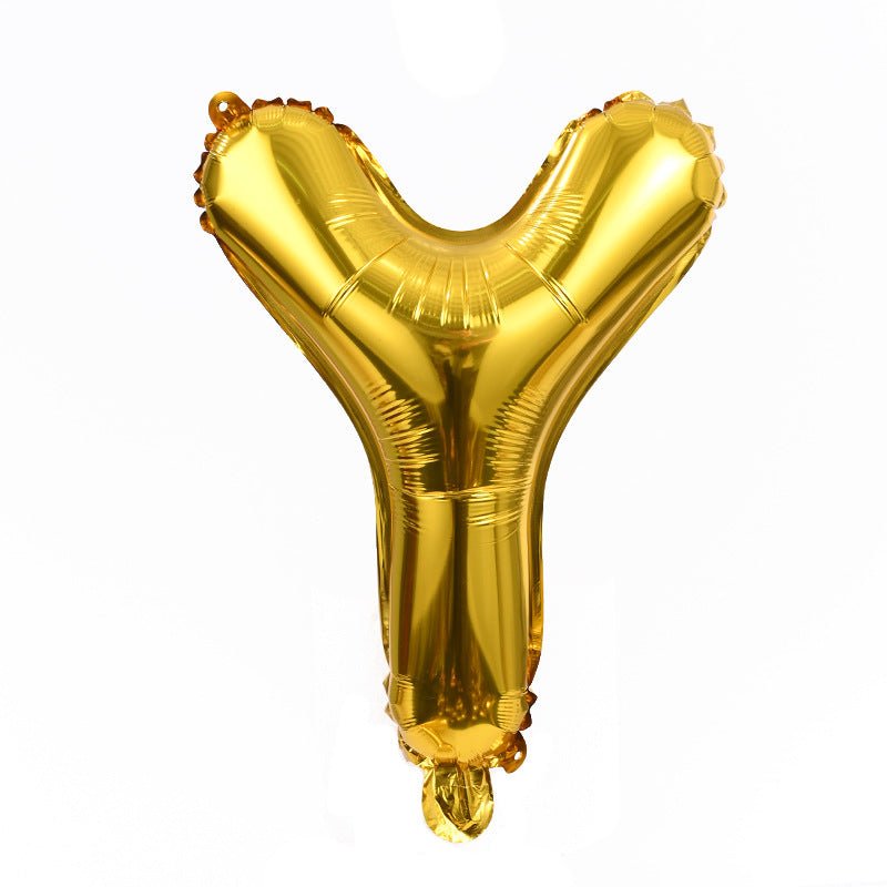 Letter Mylar Foil Balloons 32" Gold - YauSpark