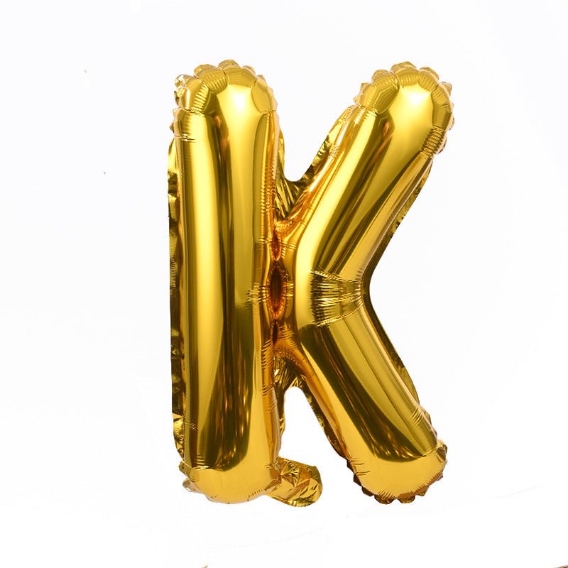 Letter Mylar Foil Balloons 32" Gold - YauSpark