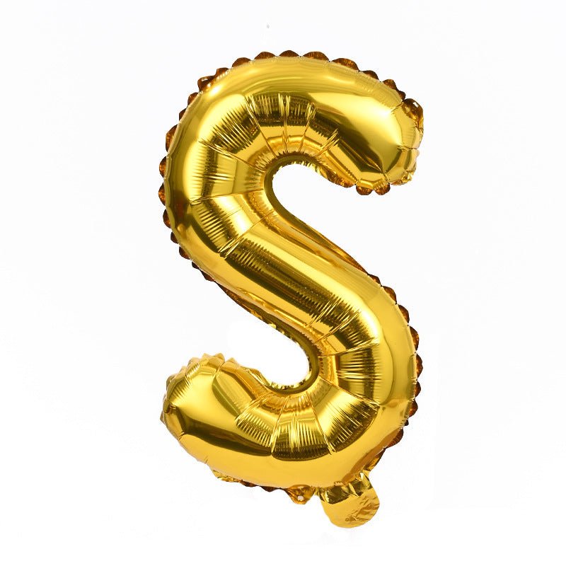 Letter Mylar Foil Balloons 32" Gold - YauSpark