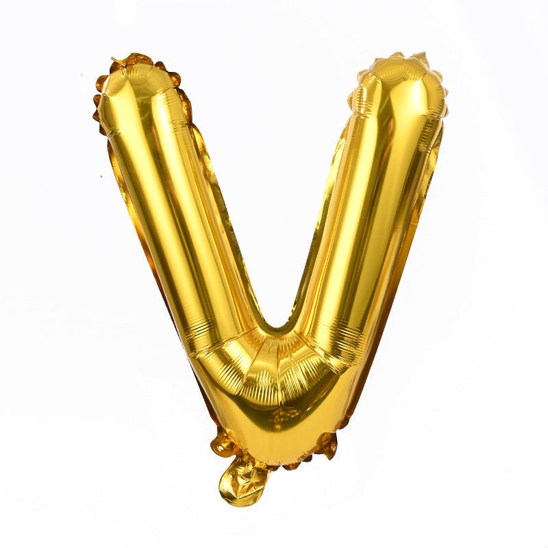Letter Mylar Foil Balloons 32" Gold - YauSpark