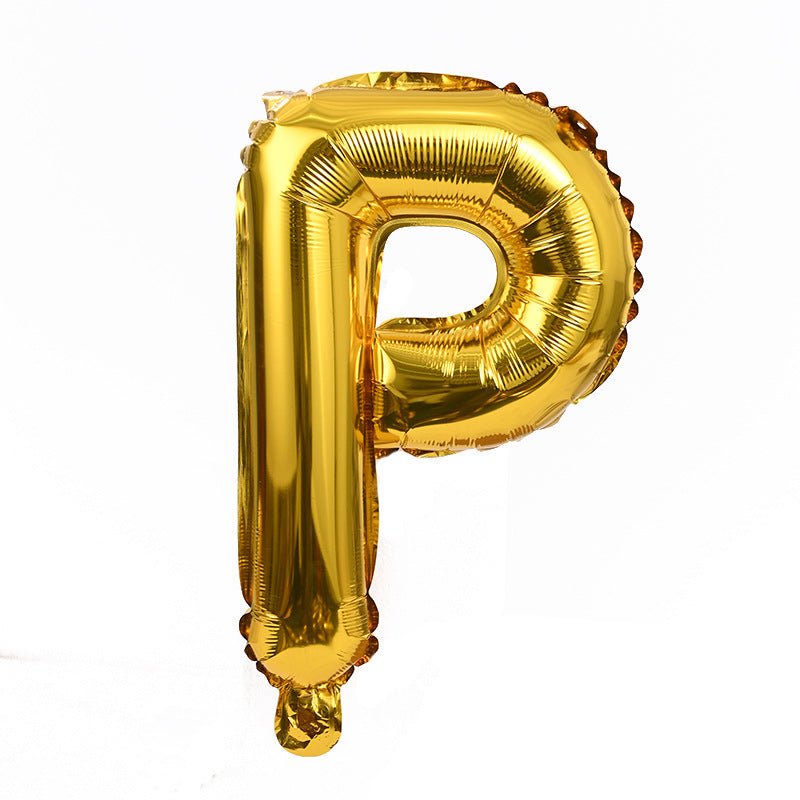 Letter Mylar Foil Balloons 32" Gold - YauSpark