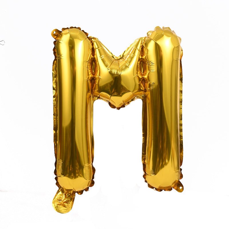 Letter Mylar Foil Balloons 32" Gold - YauSpark