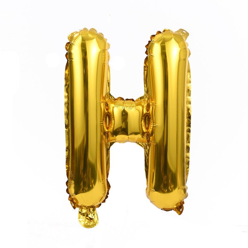 Letter Mylar Foil Balloons 32" Gold - YauSpark