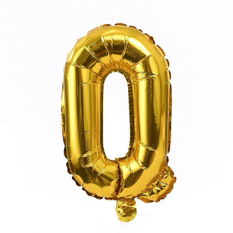 Letter Mylar Foil Balloons 32" Gold - YauSpark