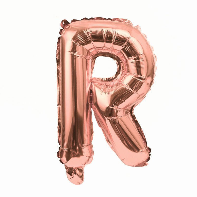 Letter Mylar Foil Balloons 32" Rose Gold - YauSpark