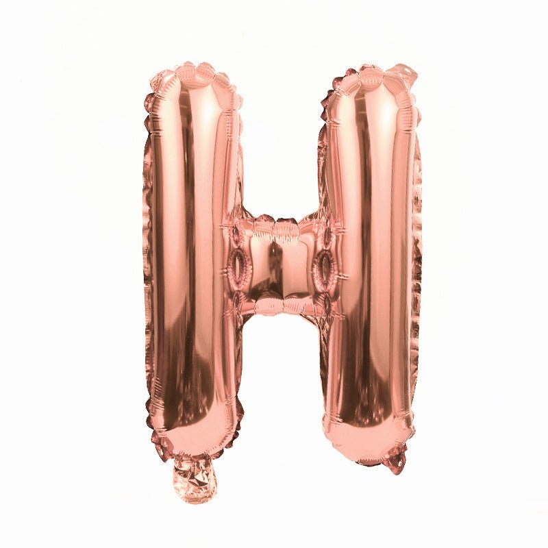 Letter Mylar Foil Balloons 32" Rose Gold - YauSpark