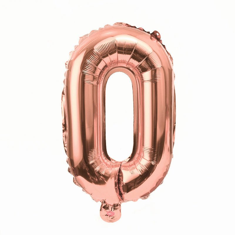 Letter Mylar Foil Balloons 32" Rose Gold - YauSpark