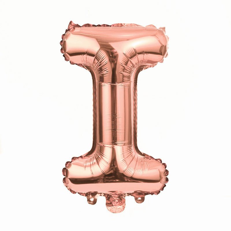 Letter Mylar Foil Balloons 32" Rose Gold - YauSpark