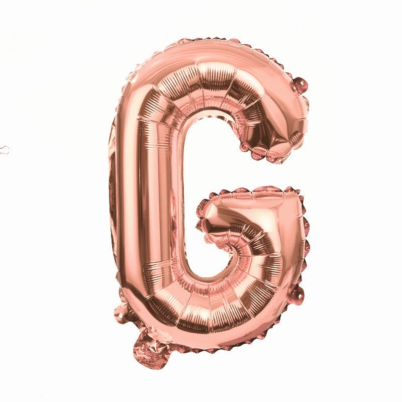 Letter Mylar Foil Balloons 32" Rose Gold - YauSpark