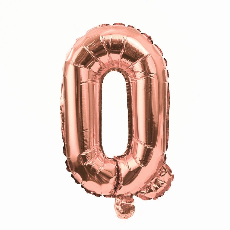 Letter Mylar Foil Balloons 32" Rose Gold - YauSpark