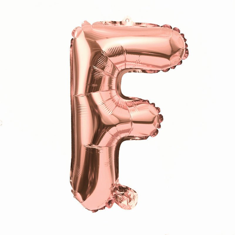 Letter Mylar Foil Balloons 32" Rose Gold - YauSpark
