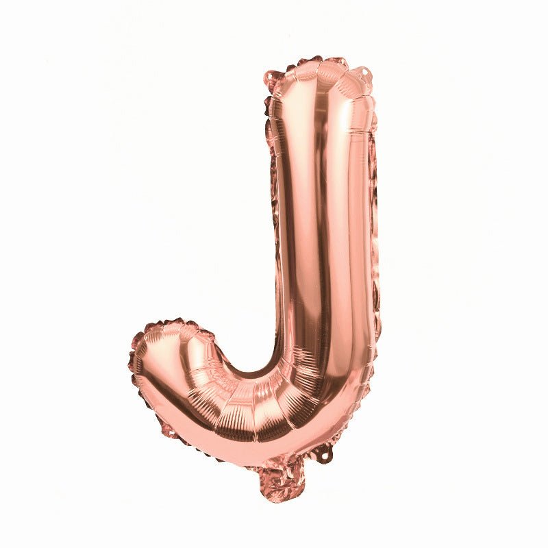 Letter Mylar Foil Balloons 32" Rose Gold - YauSpark
