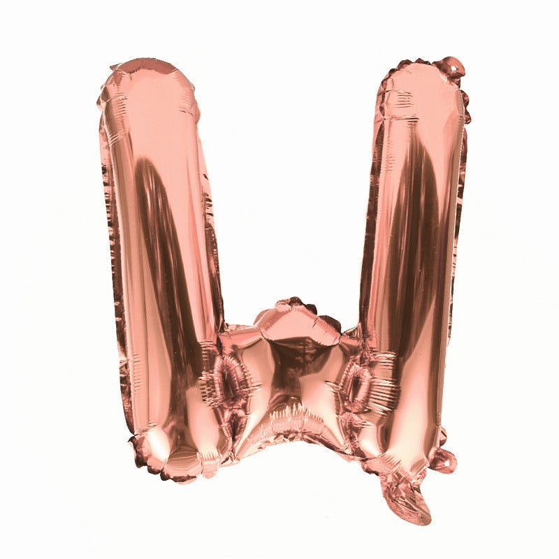 Letter Mylar Foil Balloons 32" Rose Gold - YauSpark