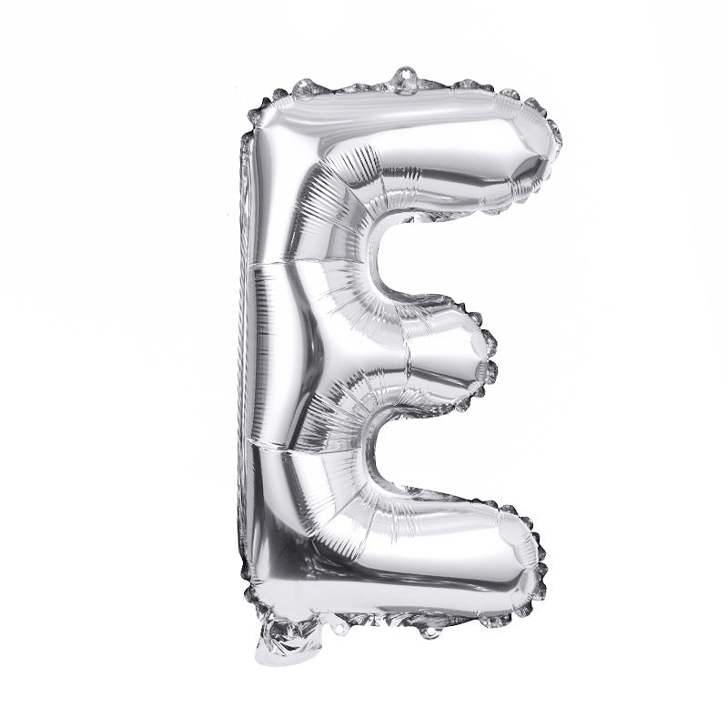 Letter Mylar Foil Balloons 32" Silver - YauSpark