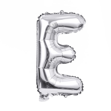 Letter Mylar Foil Balloons 32" Silver - YauSpark