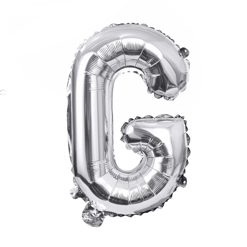 Letter Mylar Foil Balloons 32" Silver - YauSpark
