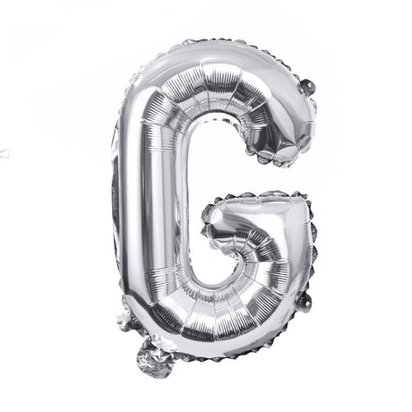 Letter Mylar Foil Balloons 32" Silver - YauSpark