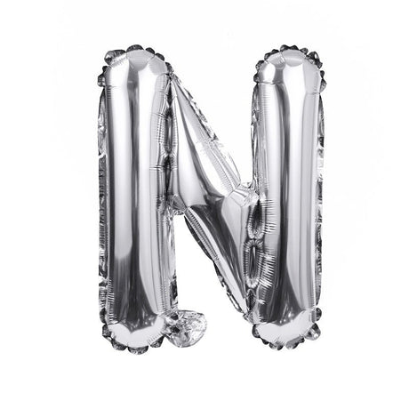 Letter Mylar Foil Balloons 32" Silver - YauSpark