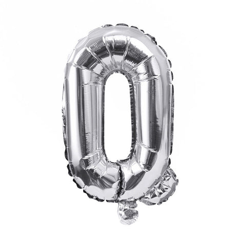 Letter Mylar Foil Balloons 32" Silver - YauSpark