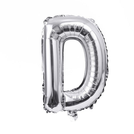 Letter Mylar Foil Balloons 32" Silver - YauSpark