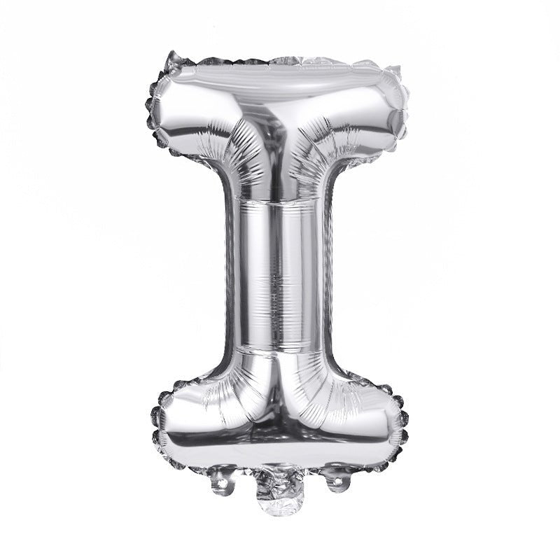 Letter Mylar Foil Balloons 32" Silver - YauSpark