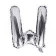 Letter Mylar Foil Balloons 32" Silver - YauSpark