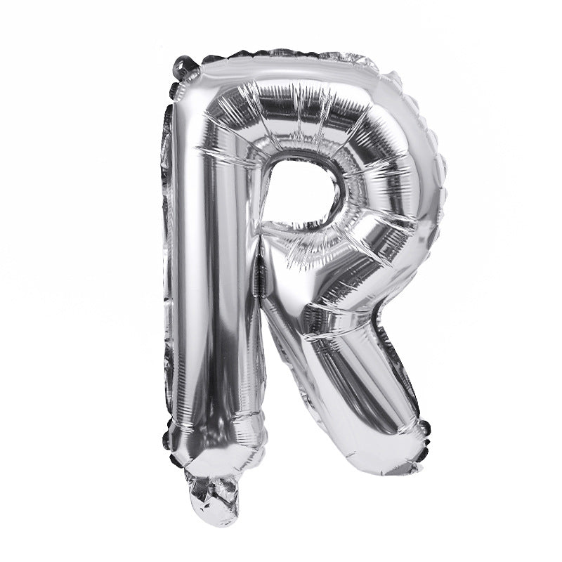 Letter Mylar Foil Balloons 32" Silver - YauSpark