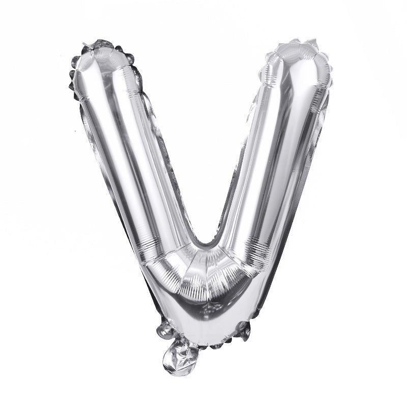 Letter Mylar Foil Balloons 32" Silver - YauSpark