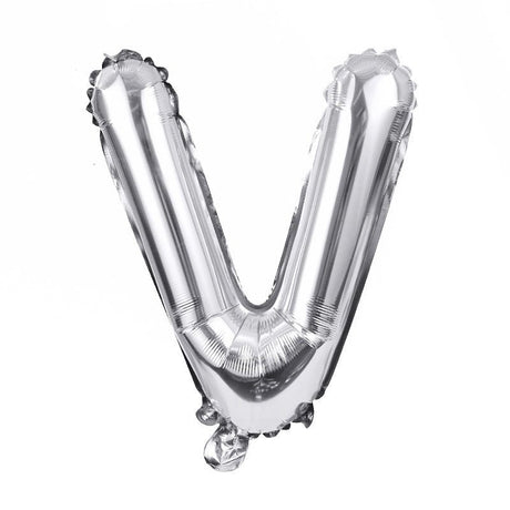 Letter Mylar Foil Balloons 32" Silver - YauSpark