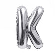 Letter Mylar Foil Balloons 32" Silver - YauSpark