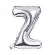Letter Mylar Foil Balloons 32" Silver - YauSpark