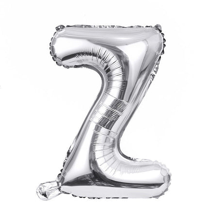 Letter Mylar Foil Balloons 32" Silver - YauSpark