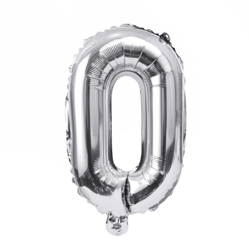 Letter Mylar Foil Balloons 32" Silver - YauSpark