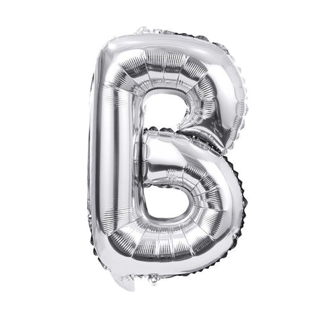 Letter Mylar Foil Balloons 32" Silver - YauSpark