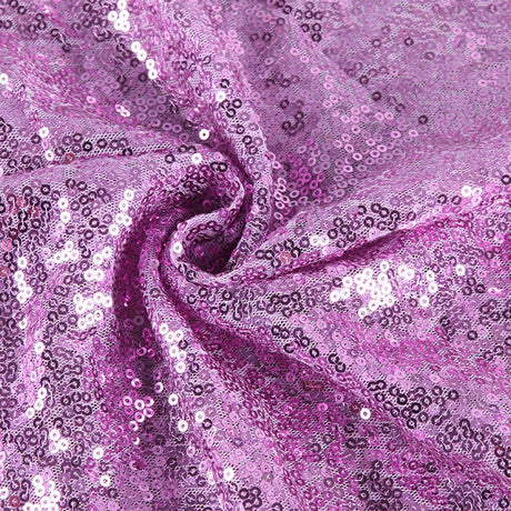 Light Purple Sequin Backdrop Drape Curtains with Rod Pockets - 8ftx8ft - YauSpark