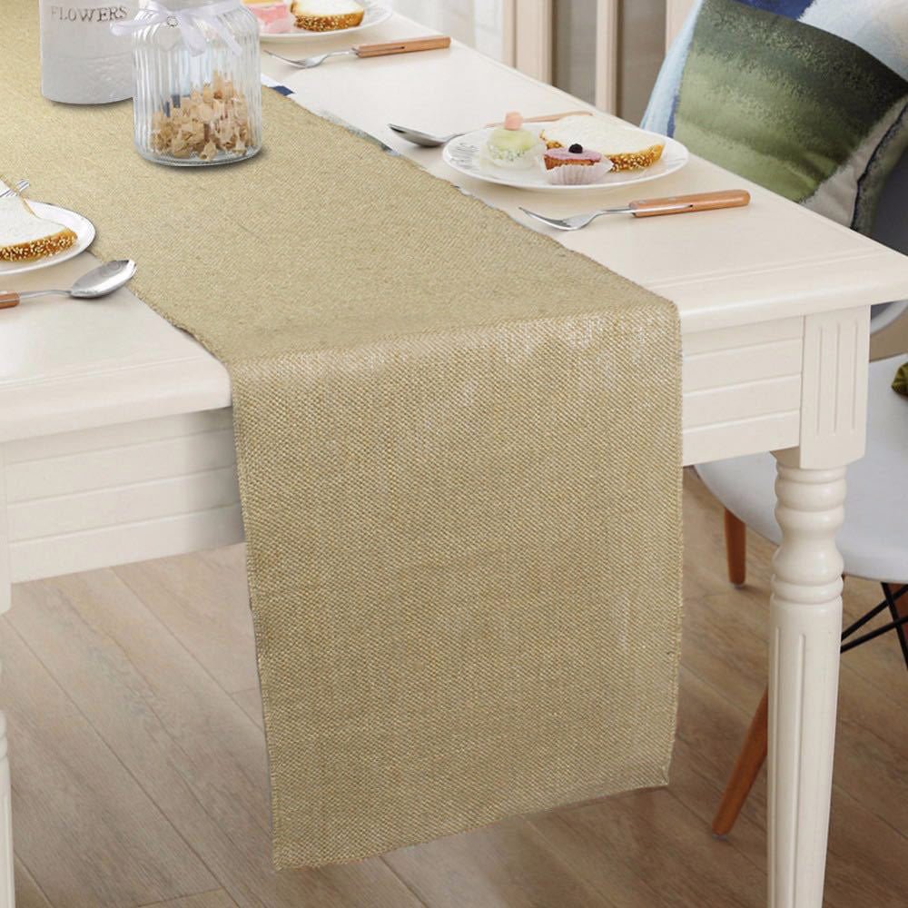 Linen Table Runner 12"x108" Apricot - YauSpark