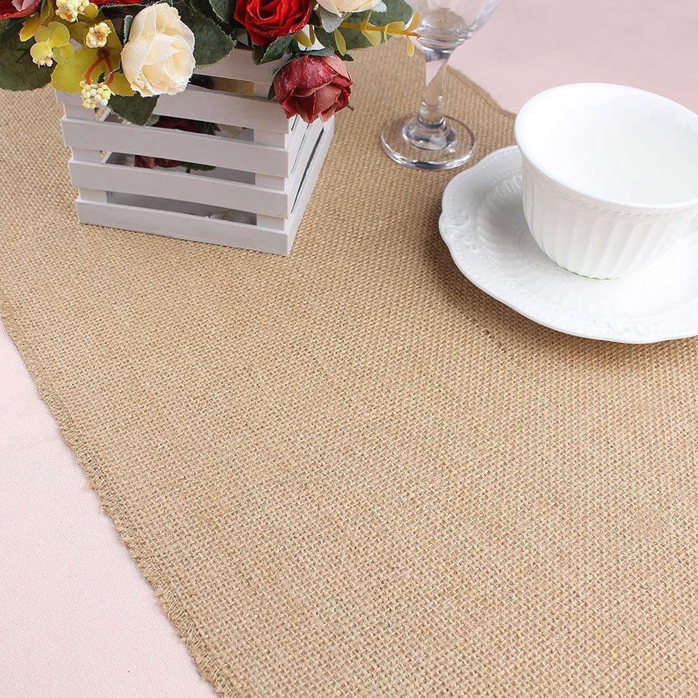 Linen Table Runner 12"x108" Camel - YauSpark