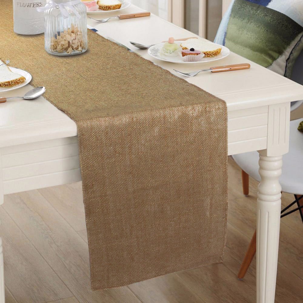 Linen Table Runner 12"x108" Camel - YauSpark